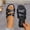 Black, variant on Womens Sandals Comfortable Wide Leather Crisscross Summer Square Toe Flat Slide Sandals White 7.5(40)