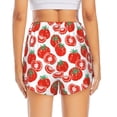 thumbnail image 4 of Haiem Hand Drawn Tomatoes Women's 2 in 1 Running Shorts - Lightweight Athletic Workout Gym Yoga Breathable Sports Shorts Liner with Phone Pockets-Medium, 4 of 9