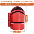 thumbnail image 2 of TGHTBA-Metal Cutting Guide Kit 1-7/8" Cuts at 45°, 90°, 22.5°, and saddle cut Metal Pipe Cutting Guide 1 pc, 2 of 4