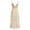 Beige Tassels, variant on Women's Summer Slip Boho Maxi Dress Lace Up Tassel V Neck Flare Wedding Beach Dresses Holiday Outfit Photo Shoot XL White Lace