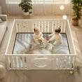 thumbnail image 2 of WOBOGO Sleeping Cat Baby Playmats Extra Large Waterproof Rollable Activity Pads for Toddlers 50×50inch, 2 of 7
