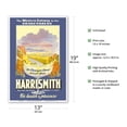 thumbnail image 2 of Harrismith South Africa - The Drakensberg (Mountains of Dragons) - Vintage Travel Poster c.1930s - Master Art Print (Unframed) 13in x 19in, 2 of 4