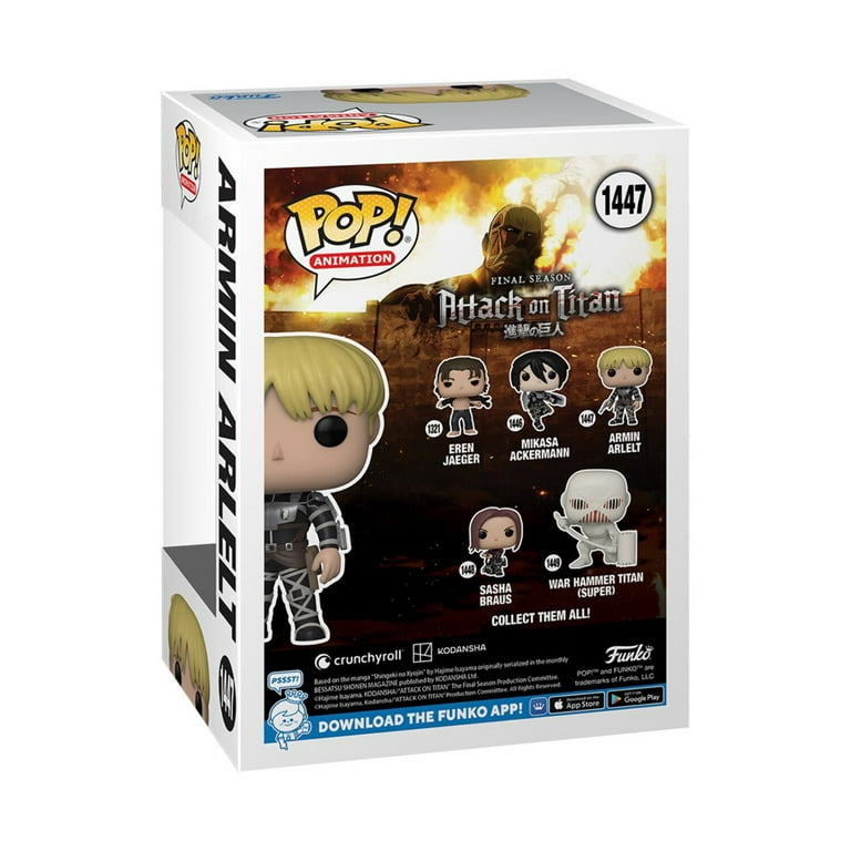 Armin 313枚＋2 Attack on Titan Anime Bobblehead: Armin Arlelt #1447 Funko