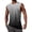 04 White, variant on YueHuiYing Men's Gradient Stripe Printed Hooded Fitness Tank Top – Breathable Quick-Dry Round Neck Workout Shirt Stylish Athletic Wear for Training Summer Wear