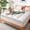 White, variant on Cooling mattress, suitable for mattresses with thickness ranging from 8 to 21 inches, as well as pillow top covers(Grey,Twin)