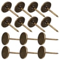 thumbnail image 3 of Pastillas de empuje de metal decorativo de 150 piezas para el tablón de anuncios y la pared de tachuelas de tapicería de cabeza pesada para muebles y madera, 3 of 7