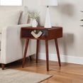 thumbnail image 2 of Convenience Concepts Napa End Table with Shelf, Mahogany, 2 of 5