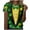 Yellow, variant on HAiming St Patricks Day Shirt for Women Cute Green Printed Patty's Party Short Sleeve Tops Shamrock Graphic Tshirts