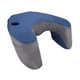 thumbnail image 3 of Almohada de lectura para juegos, almohada grande para juegos de regazo, almohada con gancho de espuma viscoelástica para aquellos Azul, 3 of 9
