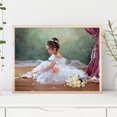 thumbnail image 2 of Diamond Painting (DE9101) Square 5D DIY Ballet Girl Rhinestone Picture Kit 30x40cm Hugtrwg Para estrenar, 2 of 2