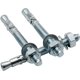 thumbnail image 3 of Anclajes de anclaje, 10 piezas M10/10 mm Anclajes de carga pesada galvanizados, Anclajes de metal galvanizado, para barandillas, muros cortina, vigas, palanquillas, soportes ER, 3 of 5