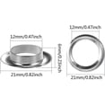 thumbnail image 2 of Kit de herramientas para ojales de metal XCF 12 mm 100 piezas para coser lonas y reparaciones, 2 of 4