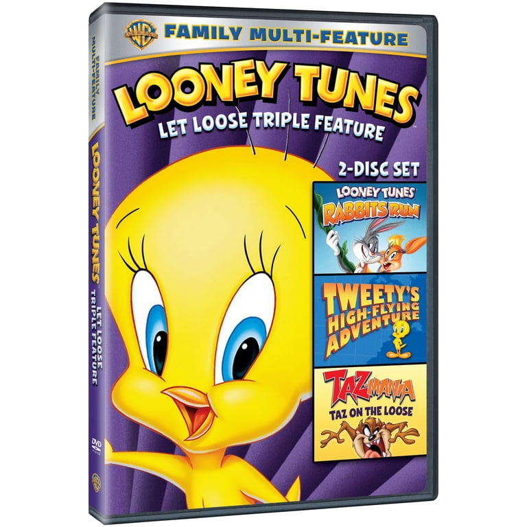SDS Looney Tunes Let Loose Triple Feature DVD Family Animation for
