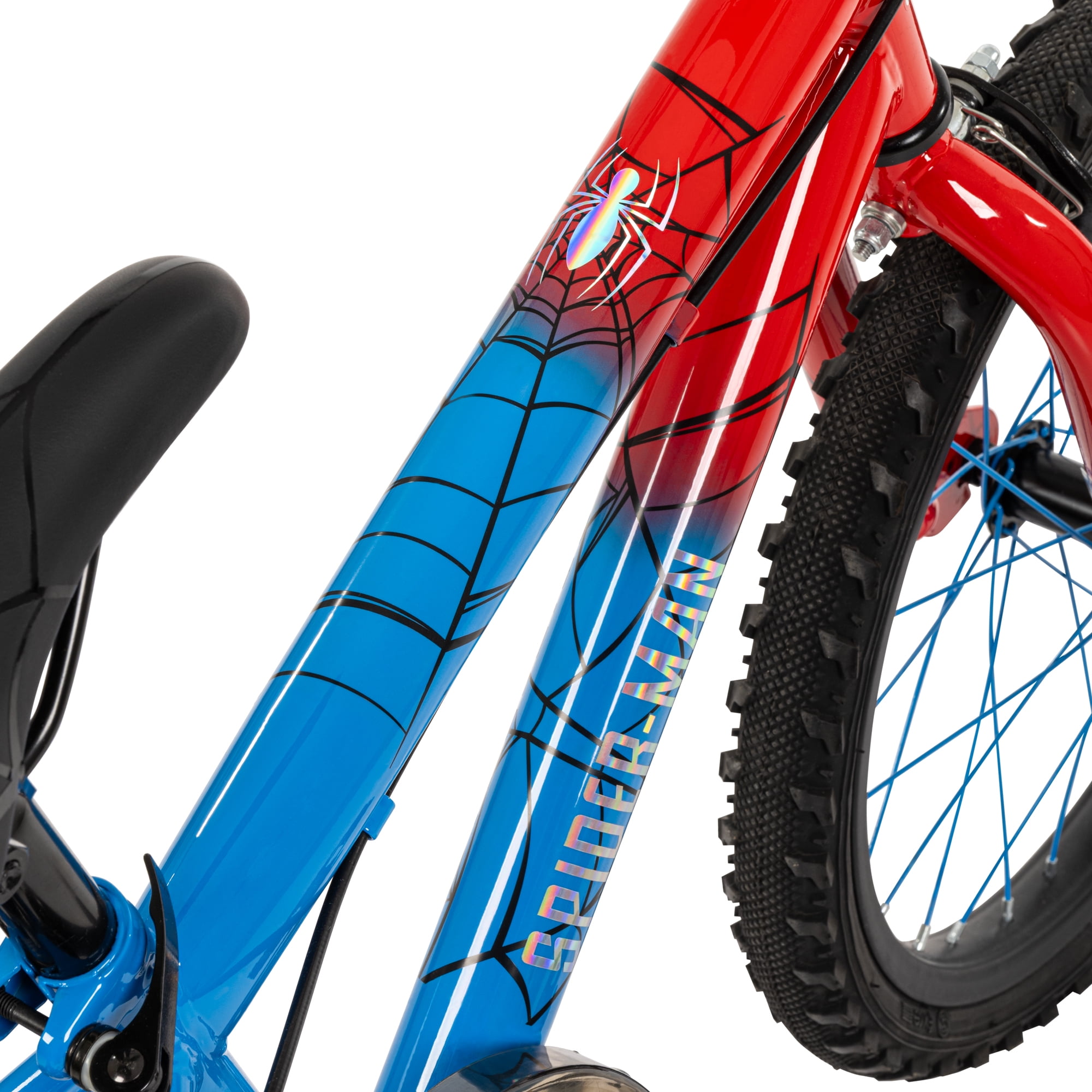 Huffy 18-inch Marvel Spiderman Bike for Boys, Red and Blue