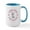 White/Blue Inside, variant on CafePress - PITBULL MOM - 15 oz Ceramic Large White Novelty Mug