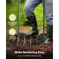 thumbnail image 3 of Broadfork Garden Tool, 5-Tine Heavy Duty Broad Fork, Manual Hand Tiller with 58 Inch Ergonomic Handle, Pitchfork Digging Fork for Cultivating Spading Crushing Aerating Gardening Soil$$Garden & Patio, 3 of 7