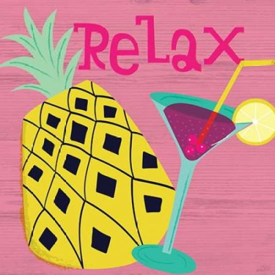 Chill Relax II Canvas Art - A Fresh Bunch ()
