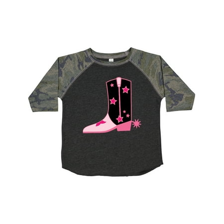 

Inktastic Cute Western Cowboy Boot Gift Toddler Toddler Girl T-Shirt