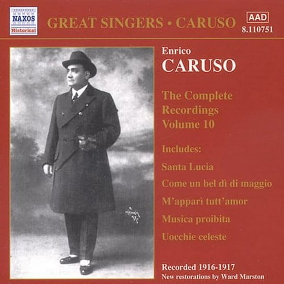 Enrico Caruso - Sings Faure/Caruso/Tchaikovsky/Godard/& - Music & Performance - CD