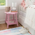 thumbnail image 2 of Linon Natalia Kids Flower Side Table, Pink, 2 of 10