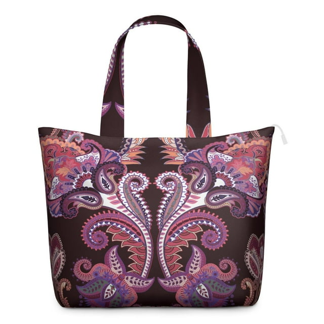 Sac de Week-End Vintage Floral Boho Paisley Classique avec Motif Ethnique Artistique, Design Inspiré du Chic Mala