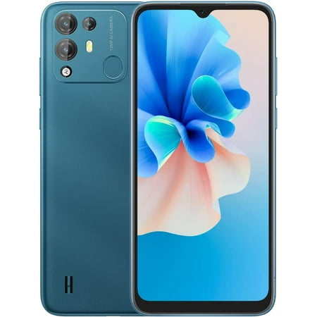 Unlocked Smartphones, Blackview A55 Pro Cell Phones Android 11, 4GB+64GB, 6.528" HD+, 4780mAh, 3-Card Slots, 4G LTE Dual SIM, T-Mobile Phone, Blue