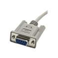 thumbnail image 2 of StarTech 10' Serial Null Modem Cable with 9 Pin D-Sub DB9 Female Connectors, Gray, 2 of 2