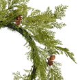 thumbnail image 2 of Vickerman 24" Cedar Pinecone Artificial Christmas Wreath, Unlit, 2 of 5