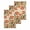 Yellow, variant on Burnt Orange Spring Floral Kitchen Dish Towels for Drying Dishes Set of 3, Summer Botanical Tulip Vintage Waffle Weave Microfiber Hand Tea Bathroom Towels Quick Dry & Absorbent Towel 15.7x23.6