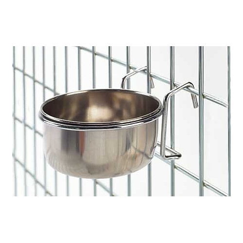 Stainless-Steel Hook-On Coop Bowl 20 Ounce