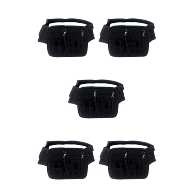 Eigraketly Riñonera para enfermera, elementos esenciales al alcance en todo momento, riñonera duradera, cómoda y ajustable, color negro Type2 NO2