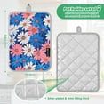 thumbnail image 6 of Yayeee Pot Holders Kitchen Heat Resistant with Pocket 7"x9.8" Cotton Oven Cooking Hot Pads, Pink Flowers Pattern, 6 of 7