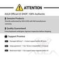 thumbnail image 4 of AULA F108 Pro, 104-Key Wireless Hot Swappable Mechanical Gaming Keyboard, RGB, Knob, 8000 mAH Battery, Digital Screen, 4 of 8