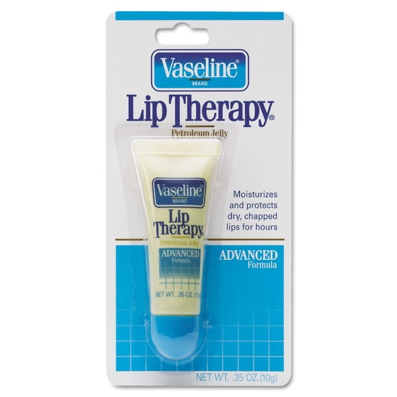 Vaseline Lip Therapy Lip Balm Tube For Healthier Looking Lips Advanced Healing Moisturizer For Dry Lips, 0.35 oz
