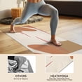 thumbnail image 4 of Brown Boho Geometric Pattern Hot Yoga Mat Towel Non Slip for Hot Yoga - Quick-Drying Yoga Mat Cover with 4 Corner Pockets with Travel Bag - Hot Yoga Towel Non Slip 74"x26", 4 of 6