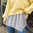 thumbnail image 2 of Viikei Plus Size Skirts for Women Layered Tiered Sheer Irregular Hem Extender Half Slip Plus Size, 2 of 7