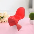 thumbnail image 4 of Joernso 1:12/1:6 Dollhouse Chair Creative Decorative Plastic Dollhouse Mini Chair Model Furniture Photo Prop, 4 of 8