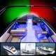 thumbnail image 4 of 2pcs LED Boat Navigation Light Red and Green LED Marine Navigation Light Boat Bow Light for Pontoon and Small Boat (Silver), 4 of 5