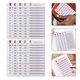 thumbnail image 2 of 60 hojas de hojas de presupuesto portátiles, recargas de carpetas de efectivo, tarjetas de registro de gastos diarios, rastreador de gastos (A6), 2 of 6