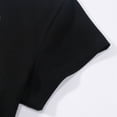 thumbnail image 4 of Womens Cropped Graphic Tees Trendy Short Sleeve Tiger Printed Tshirts Casual Slim Fit Going out Summer Tops Black 0730*crop tops L, 4 of 4