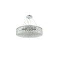 thumbnail image 3 of 2030 Maxime Collection Hanging Fixture D32in H7.5in Lt:18 Chrome Finish (Royal Cut Crystals), 3 of 8