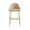 Tan and Gold, variant on Gracie Stone and Black Leatherette Barstool with Steel Legs