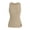 Khaki#ribbed racerback tank tops, variant on aohooy Summer Knit Tank Tops for Women Sleeveless Crew Neck Tank Tops Split Basic Slim Fit Ribbed Racerback Gym Workout Top Shirt Gray,S