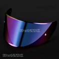 thumbnail image 1 of Motorcycle Helmet Visor Replacement Lens Black Iridium Silver Elastic Material, 1 of 10