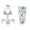 Cactus, variant on Women’s Bikini Sets 3 Pieces Lemon Swimsuit for Women V Neck Cut Out Bathing Suit with Sheer Tie Wrap Skirts Summer Beach Clothes 2025