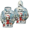 thumbnail image 3 of Merry Christmas Beagle Enjoys Woofmas Winter Xmas Holiday All Over Print 3D Hoodie Unisex Merch Hoodies Beagles Dog Lover Gifts Idea - 02022, 3 of 6