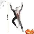 thumbnail image 2 of Halloween Climbing Zombies Wall Decoration, Halloween Life Size Climbing Dead Zombie with Knife on Head Decoration for Garden Patio, Yard Fence, Tree Decor, Window and Halloween Holiday Party, 2 of 7
