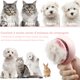 thumbnail image 5 of Cepillo para gatos de pelo corto y largo - Cepillo autolimpiante para perros para eliminar el pelo suelto y los nudos, cepillo para gatos con forma de rosquilla para el aseo de mascotas., 5 of 5