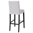 thumbnail image 5 of Jameson 29" Linen Fabric Tufted Upholstered Counter Stool/Black, 5 of 7