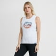 thumbnail image 4 of Women's Fanatics White Florida Gators Activate Slub Tank Top, 4 of 5